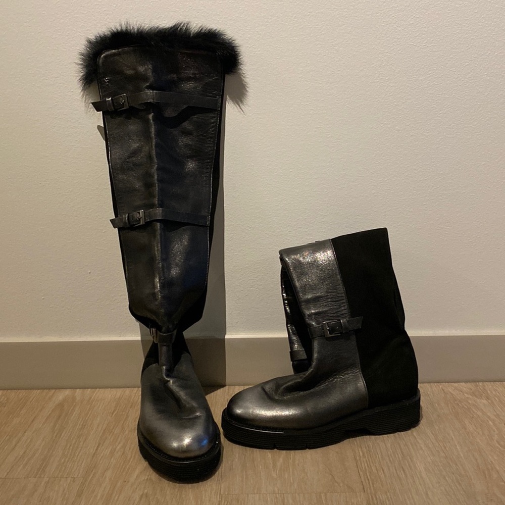 Henry Beguelin Boot Fur Metal Sport Chamois Argentine